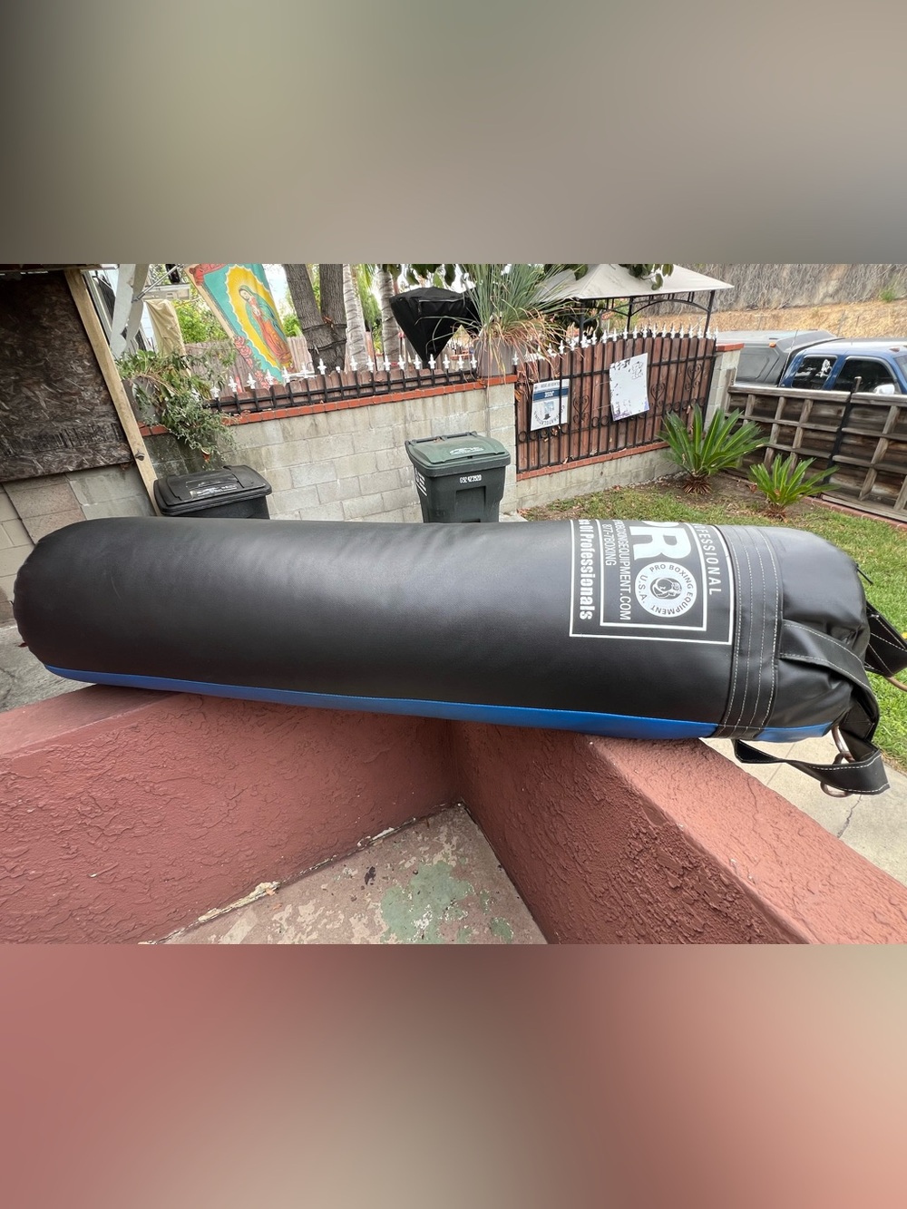 Pro Boxing Gear Black/Blue Heavy-Duty Training Bag